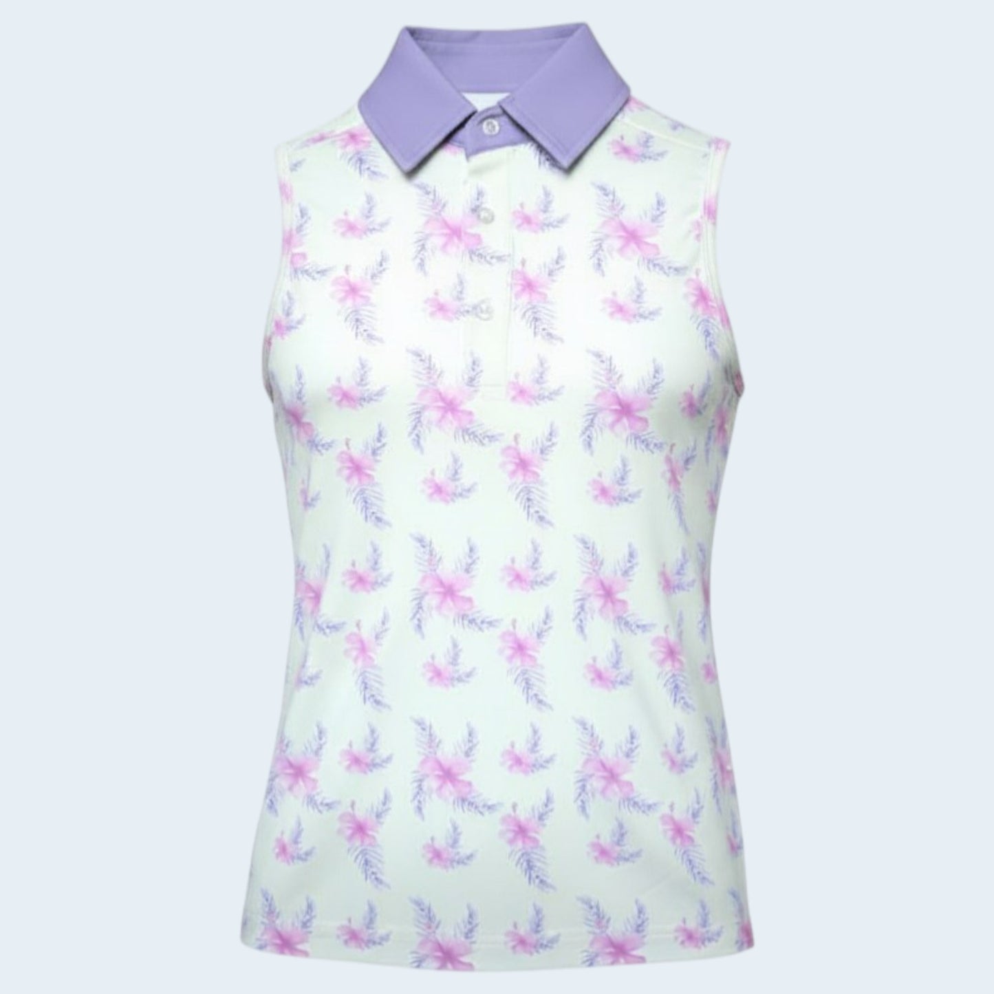 Hawaii Sunrise Ladies Sleeveless Polo
