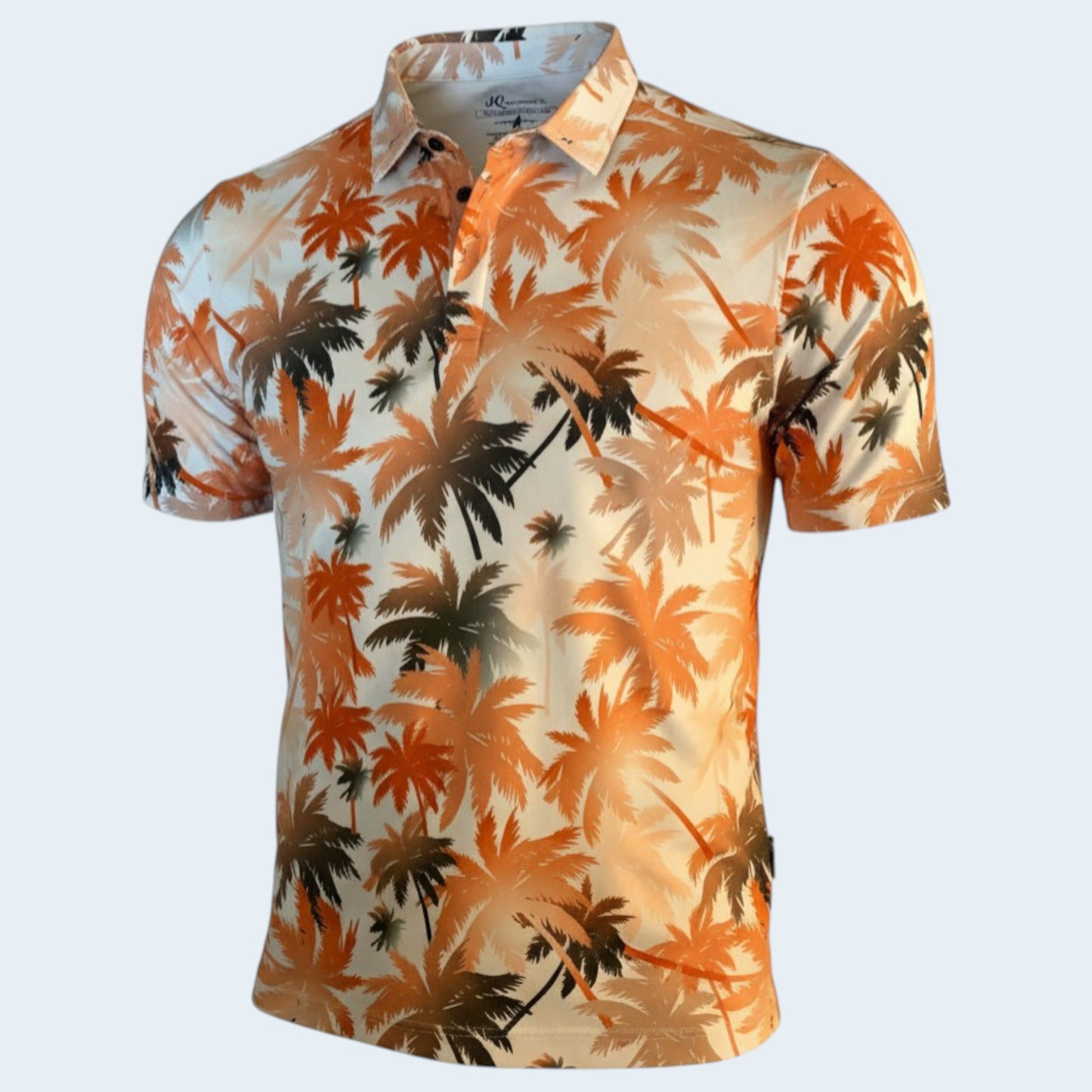 Tropical Sunset Mens Polo