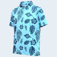Aloha Blue Sky  Mens Polo