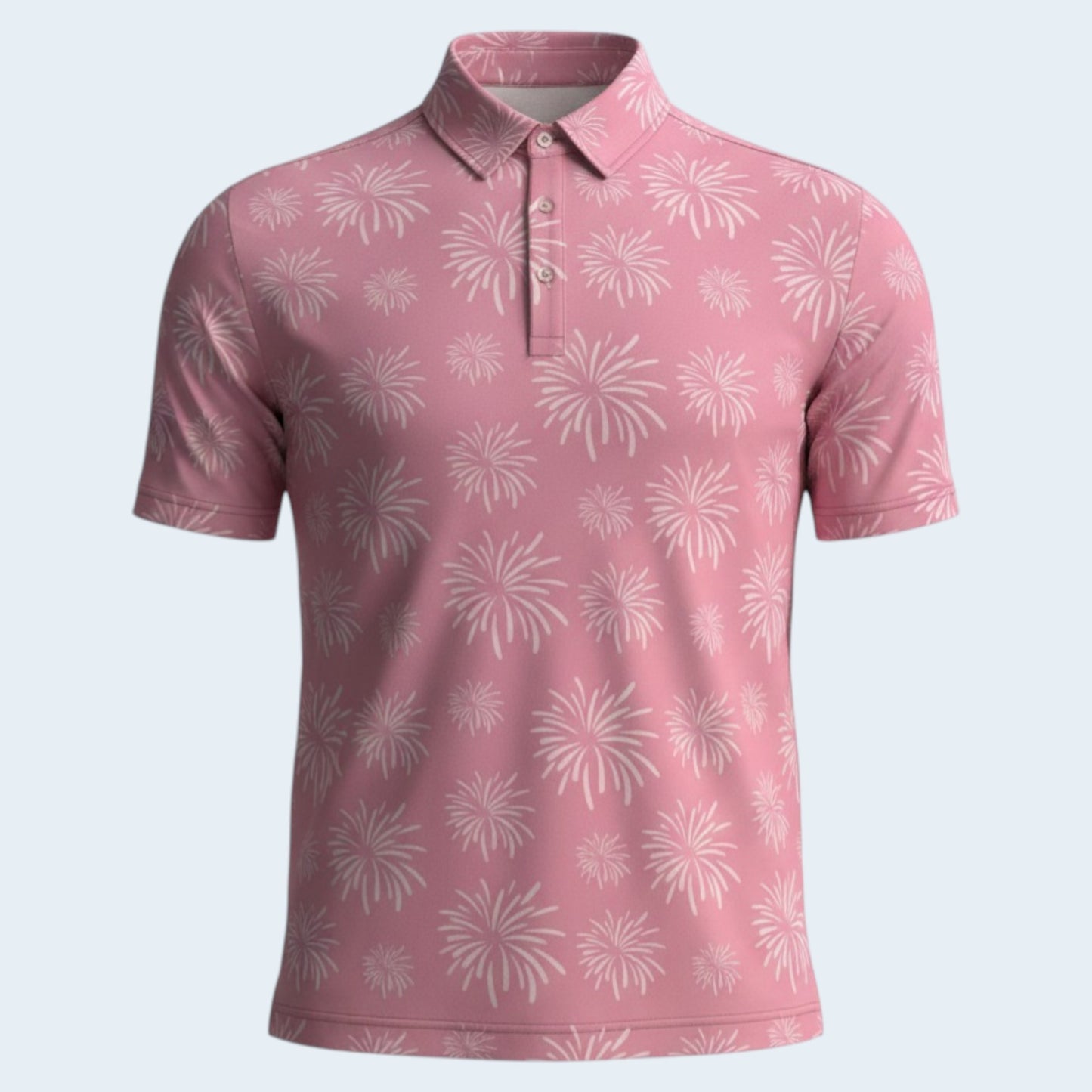 Pink Pop Party Mens Polo