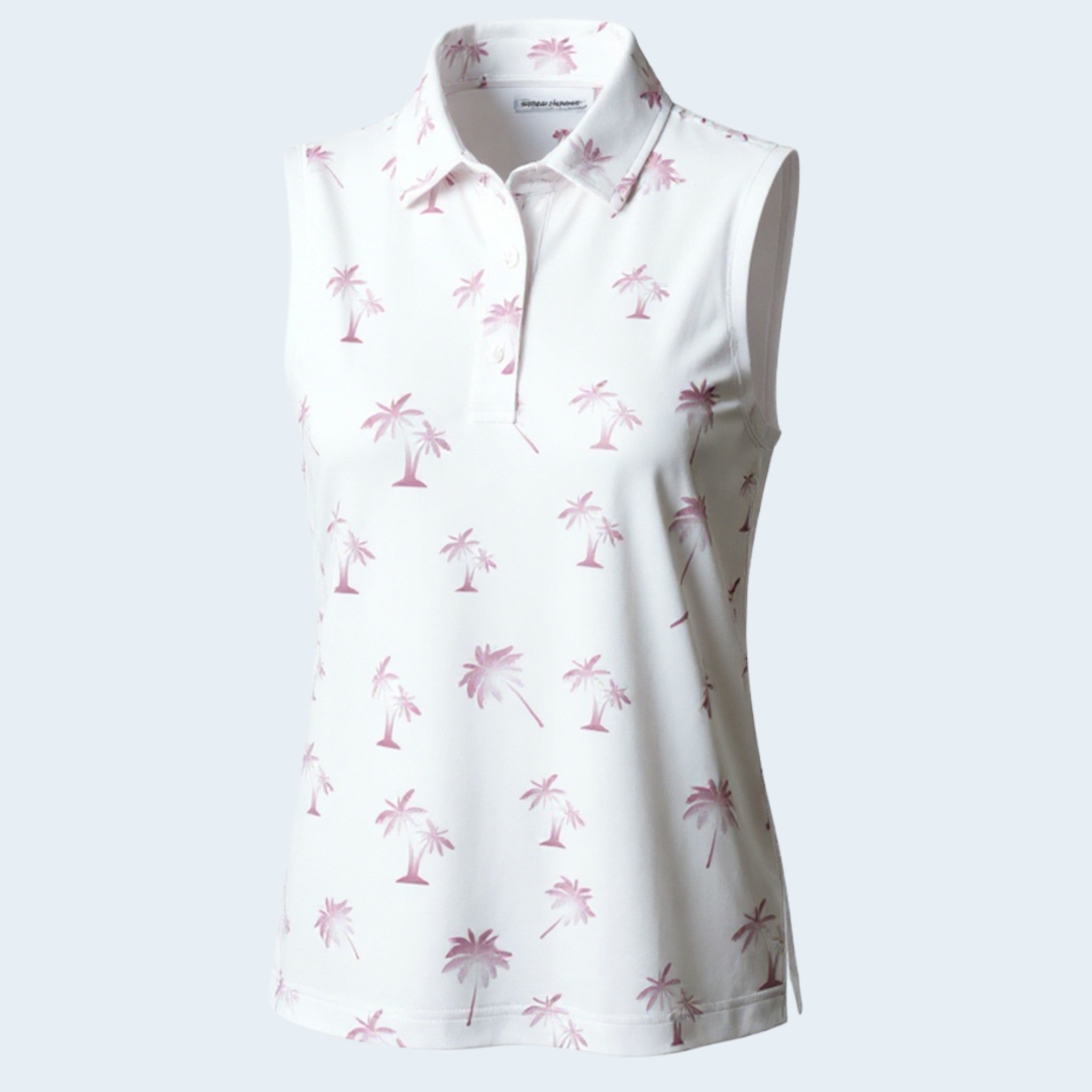 Rose Palms  Ladies Sleeveless Polo