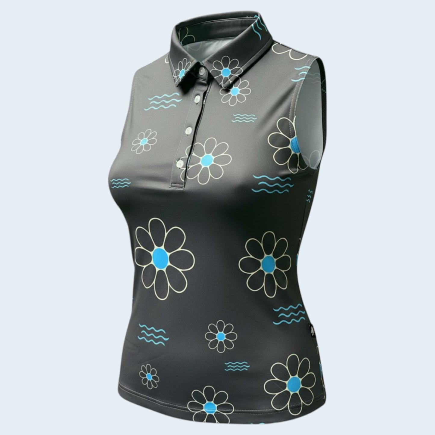 Shady Daisy Ladies Sleeveless Polo