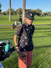 Flower Power Youth/Teen Polo