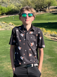 Flower Power Youth/Teen Polo
