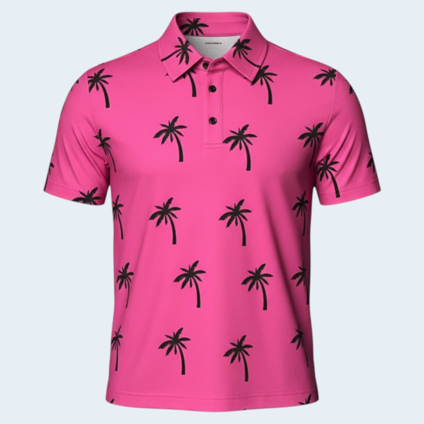 Easy Par Night Palms Mens Polo