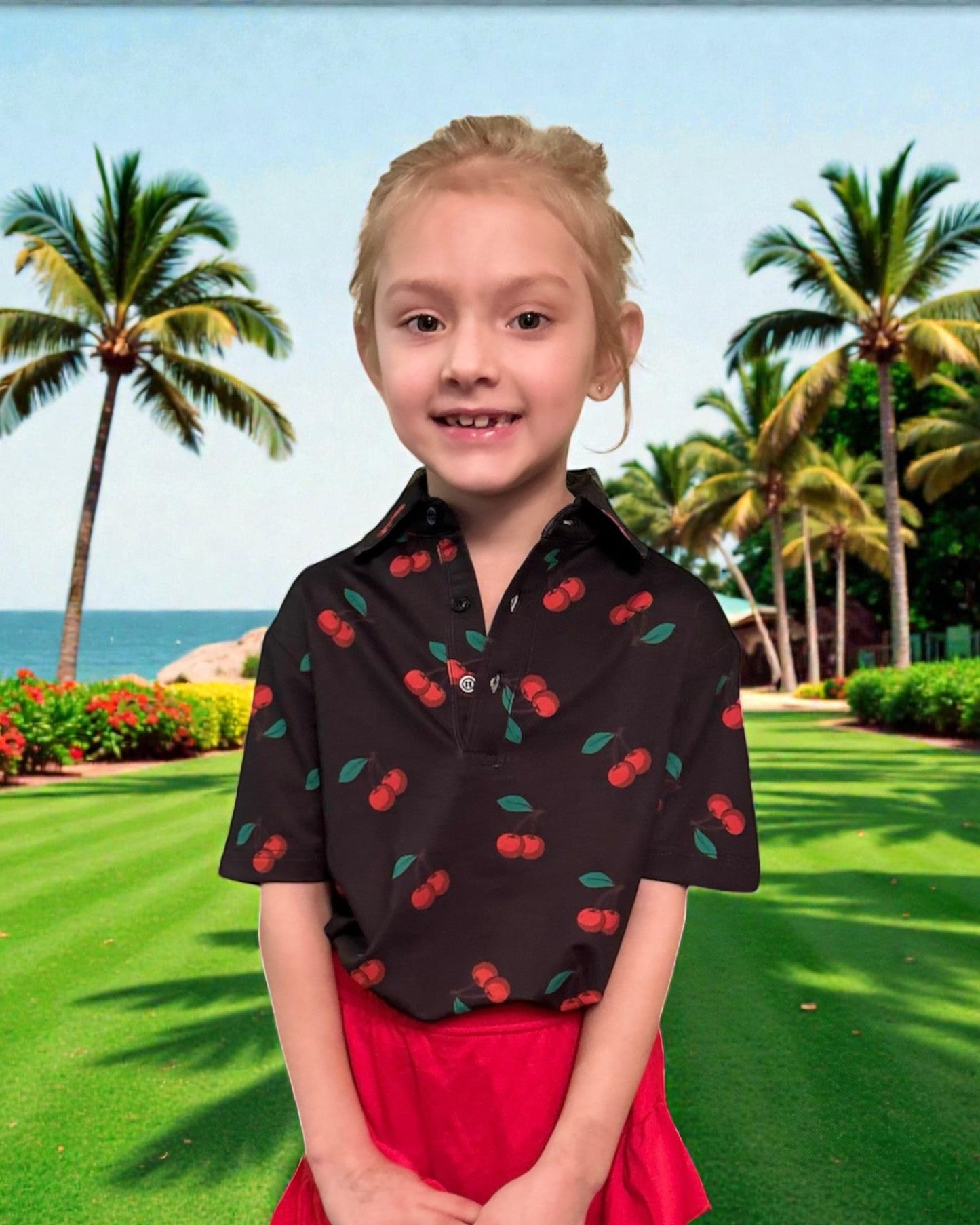 Cherry Bomb Youth/Teen Polo